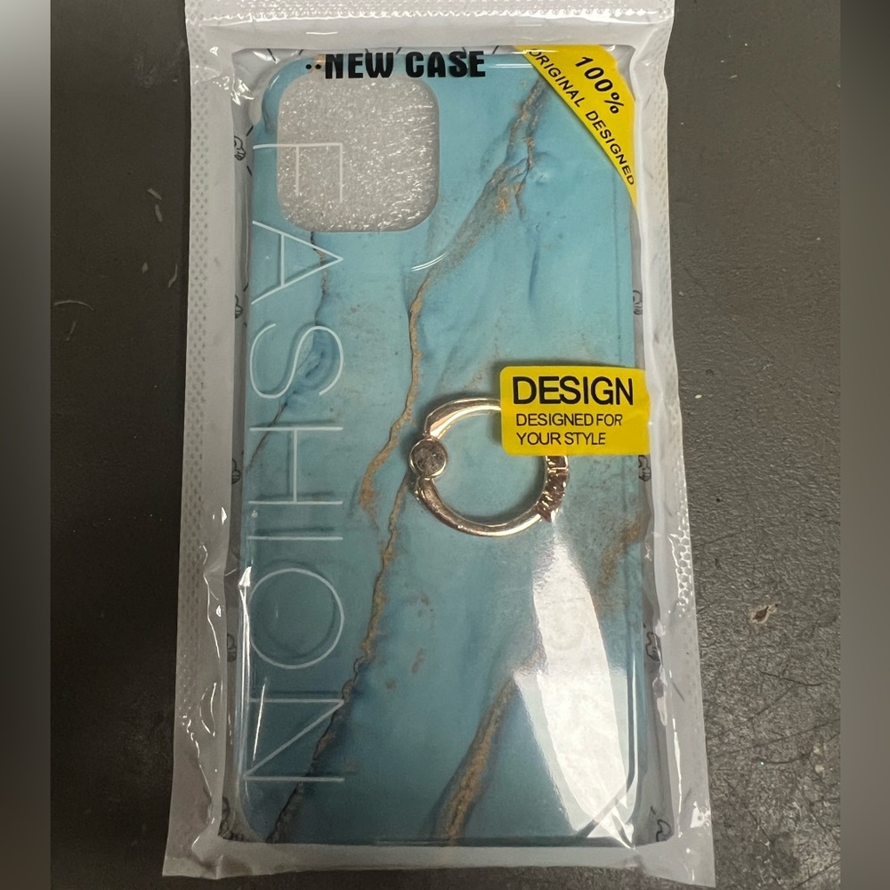 iPhone 13 Pro Max blue marble phone case